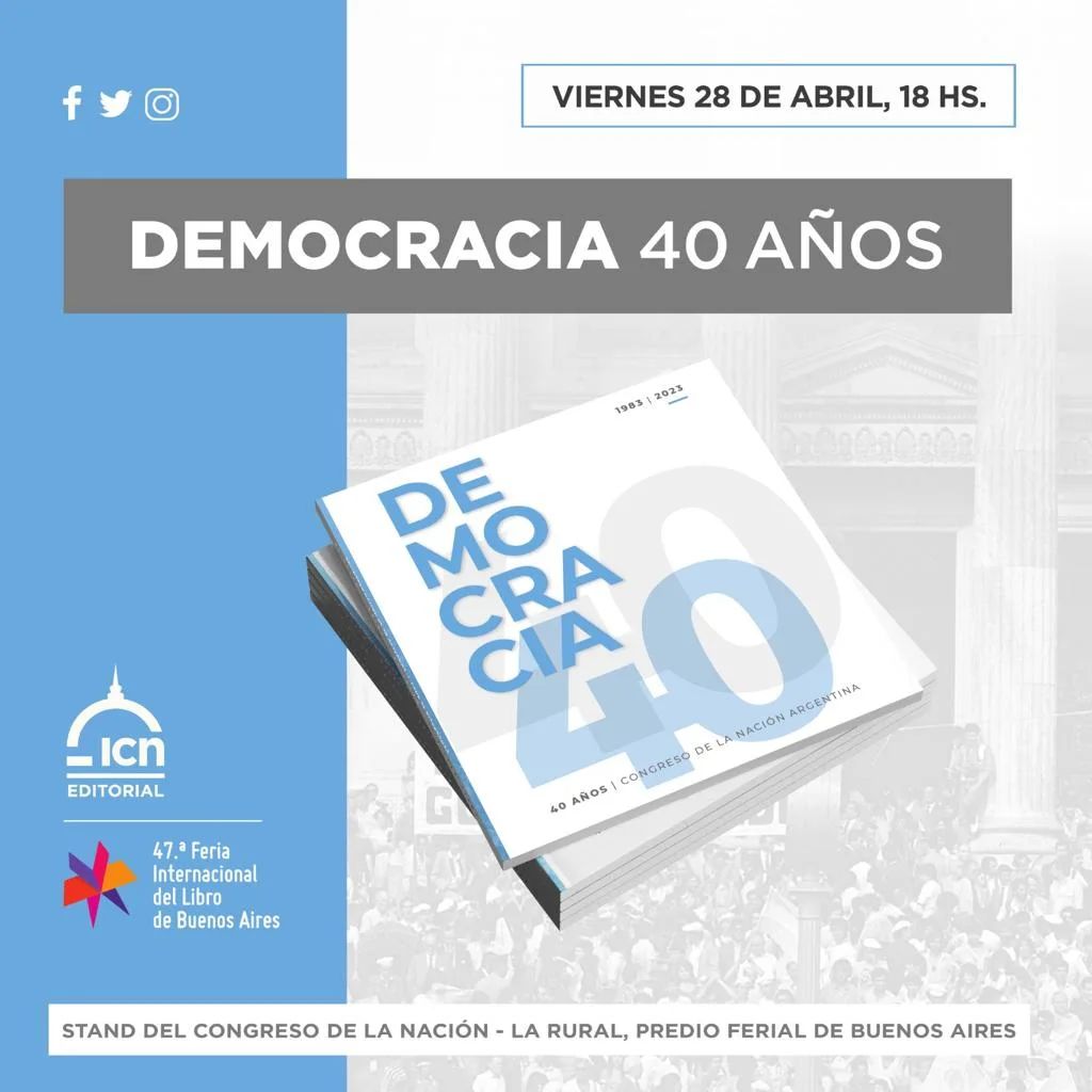 PRESENTACIÓN DEL LIBRO DEMOCRACIA 40 AÑOS