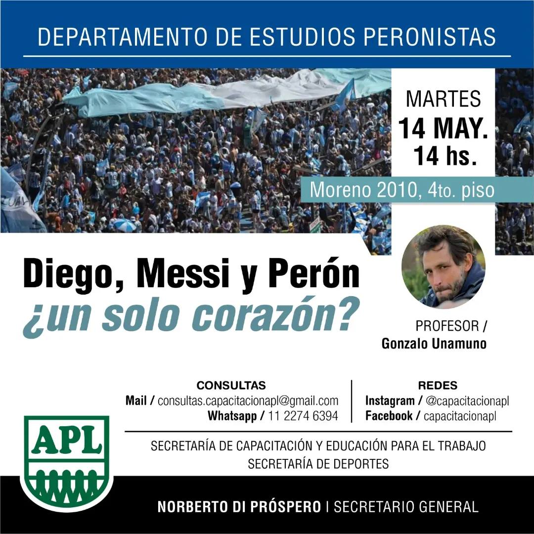 Diego, Messi y Perón ¿un solo corazón?