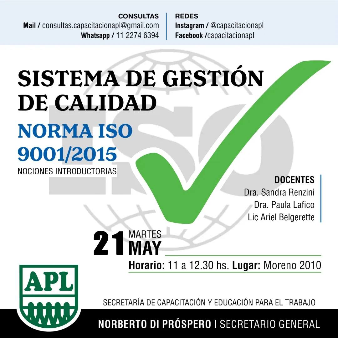 NORMAS ISO 9001/2015